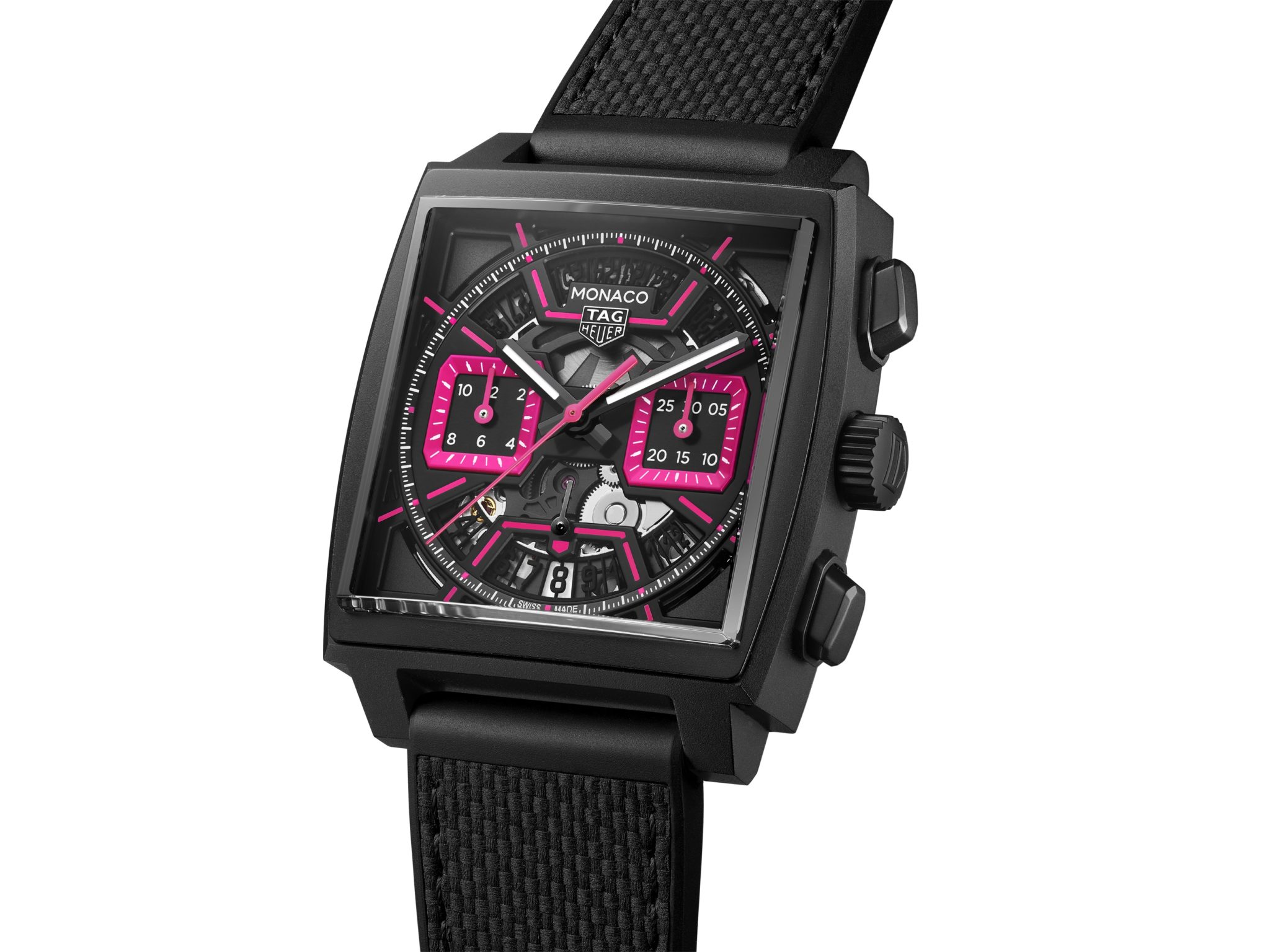 La Migliore Replica Nuovo TAG Heuer Monaco Chronograph Skeleton Rosa